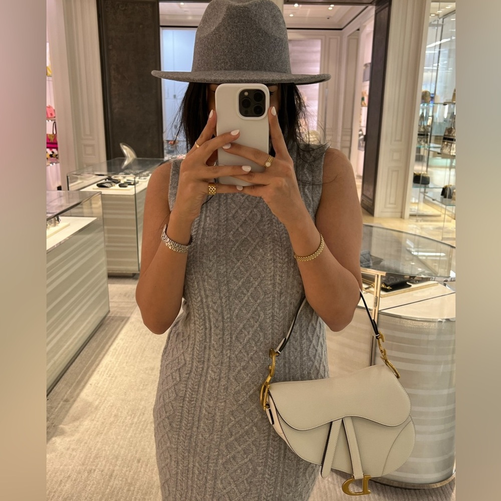 DIOR white saddle bag - Picture 3 of 17